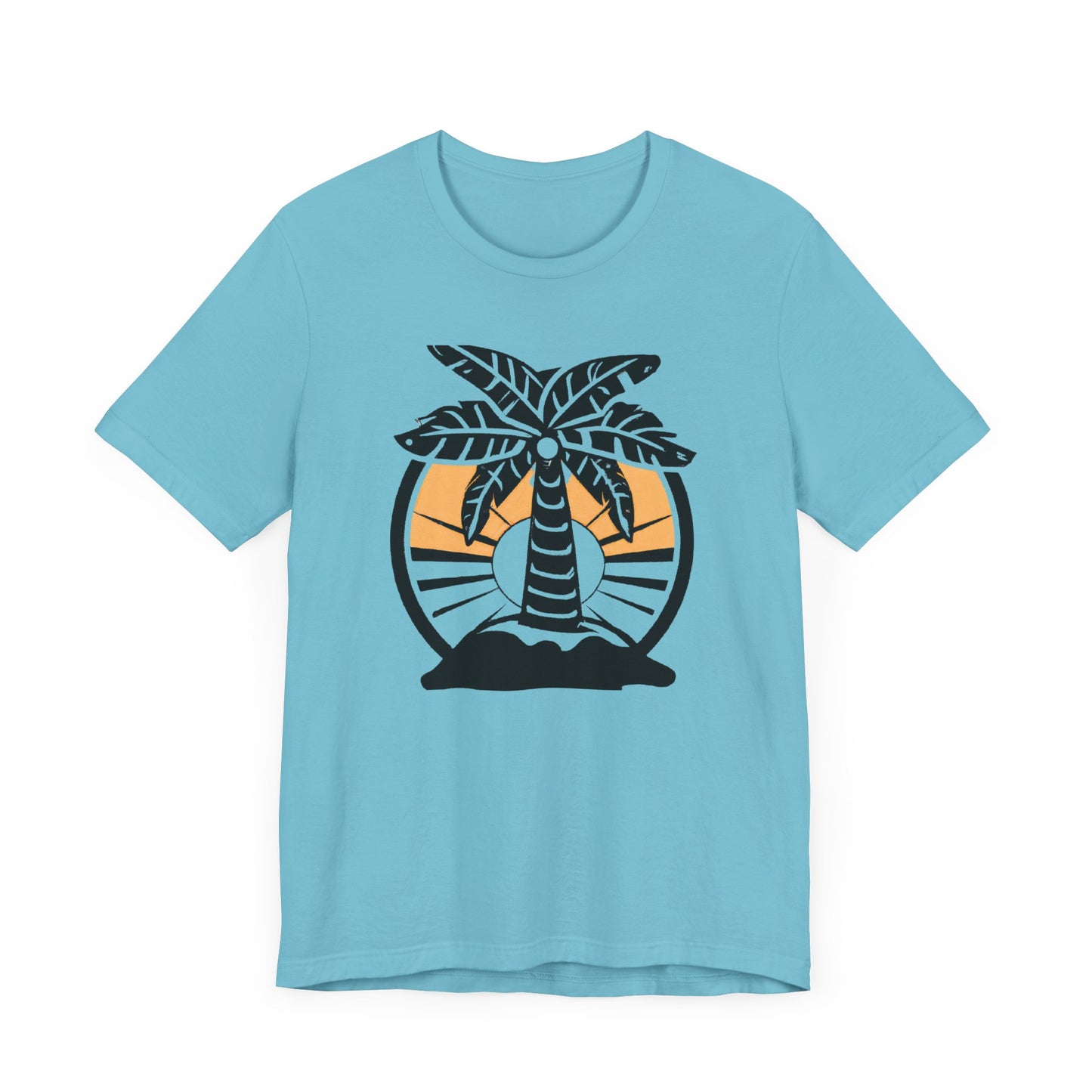 Royal Sun Generative Palm Tree T-shirt
